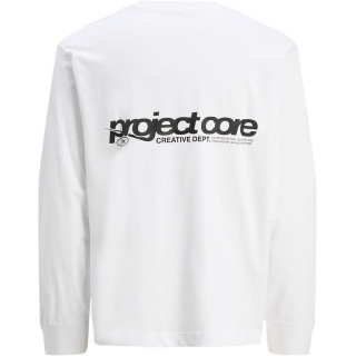 JACK & JONES Jcounion белая футболка с длинным рукавом лонгслив