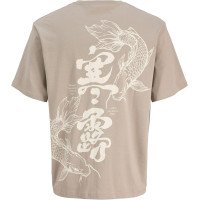 Мужская бежевая футболка Jack&Jones Jororiental