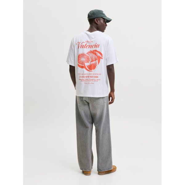 Мужская белая футболка Jack&Jones JORVACATION оригинал