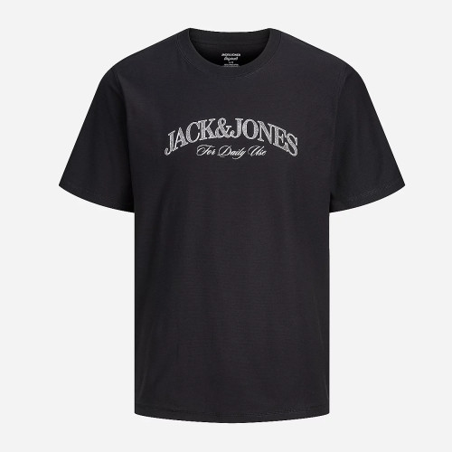 Мужская черная футболка Jack&Jones JORCASSIS оригинал