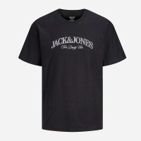 Мужская черная футболка Jack&Jones JORCASSIS оригинал