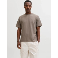 Мужская бежевая футболка плотная Jack&Jones JJEAUSTIN