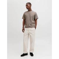 Мужская бежевая футболка плотная Jack&Jones JJEAUSTIN