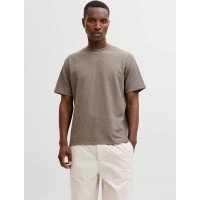 Мужская бежевая футболка плотная Jack&Jones JJEAUSTIN