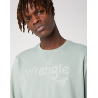 Свитшот Wrangler мятный M трехнитка