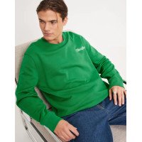 Свитшот Wrangler graphic crew зеленый трехнитка
