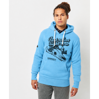 SUPERDRY Heritage Mountain Hoodie голубой 