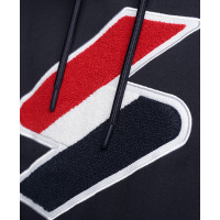 SUPERDRY Code Logo Chenille Hoodie синее 