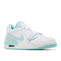 Jordan Legacy 312 Low HJ9041-100 белые кожаные кроссовки