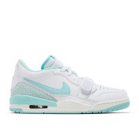Jordan Legacy 312 Low HJ9041-100 белые кожаные кроссовки