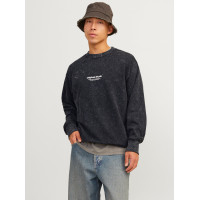 Свитшот JACK & JONES Jorvesterbro черный трехнитка