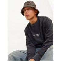 Свитшот JACK & JONES Jorvesterbro черный трехнитка