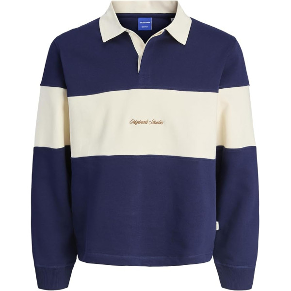 JACK & JONES Jornorrebro поло с длинным рукавом логн