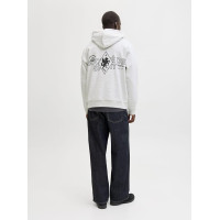 Мужское оверсайз худи Jack & Jones Jcocrest светлое