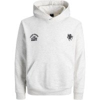 Мужское оверсайз худи Jack & Jones Jcocrest светлое