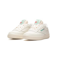 Reebok Club C 85 100007797 белые кожаные кроссовки 