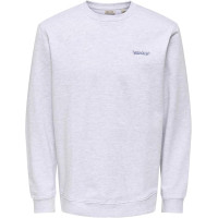 Only & Sons мужская толстовка трехнитка светлая 
