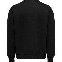 Свитшот Only & Sons Onsdane черный трехнитка