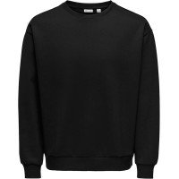 Свитшот Only & Sons Onsdane черный трехнитка