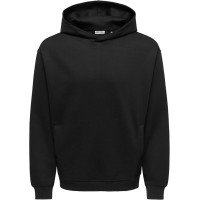 Мужское черное худи Only & Sons Onsdan RLX