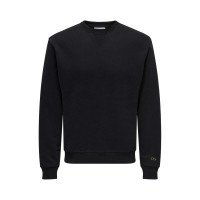 Свитшот Only & Sons Onsdane LIFE черный трехнитка