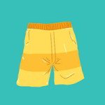 Повседневные, трикотажные, унисекс шорты